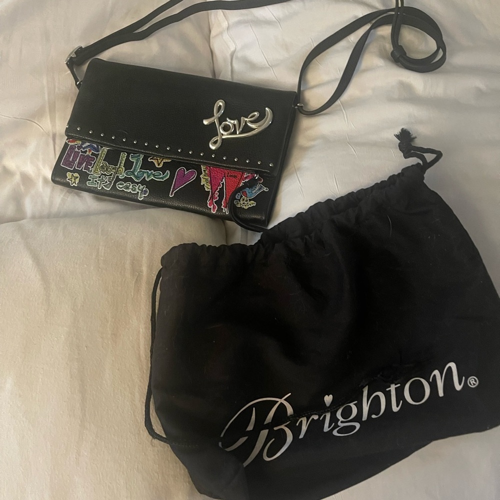 Black Love Crossbody Bag & Dustbag